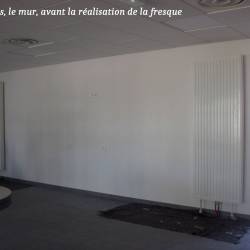 Dcor mur salle restauration entreprise 