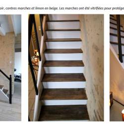 Escalier en chne relook suite